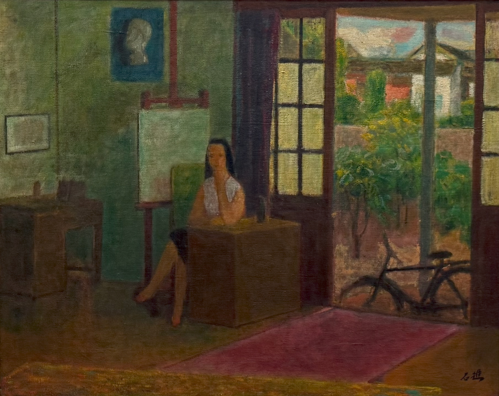 李石樵《畫室》